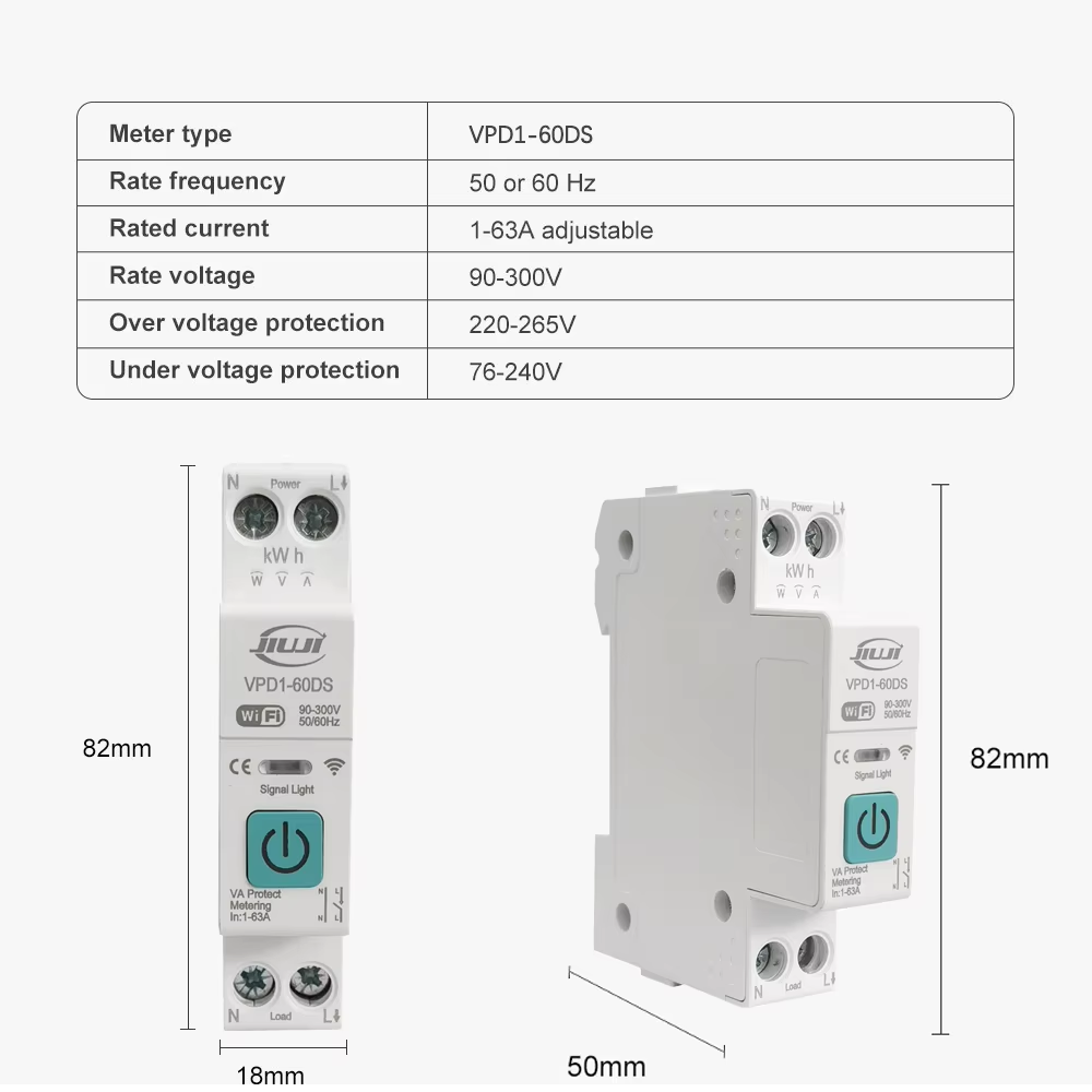 63A 1P+N Breaker 5 63A 1P+N Breaker